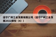 遂宁广利工业发展有限公司（遂宁广利工业发展2022债权（4））